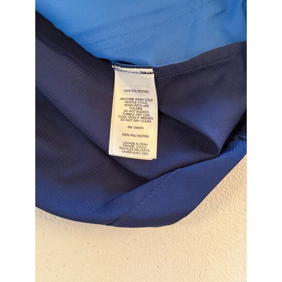 Vineyard Vines Performance Youth On The Go Packable Windbreaker Sz L Hooded - Picture 5 of 7